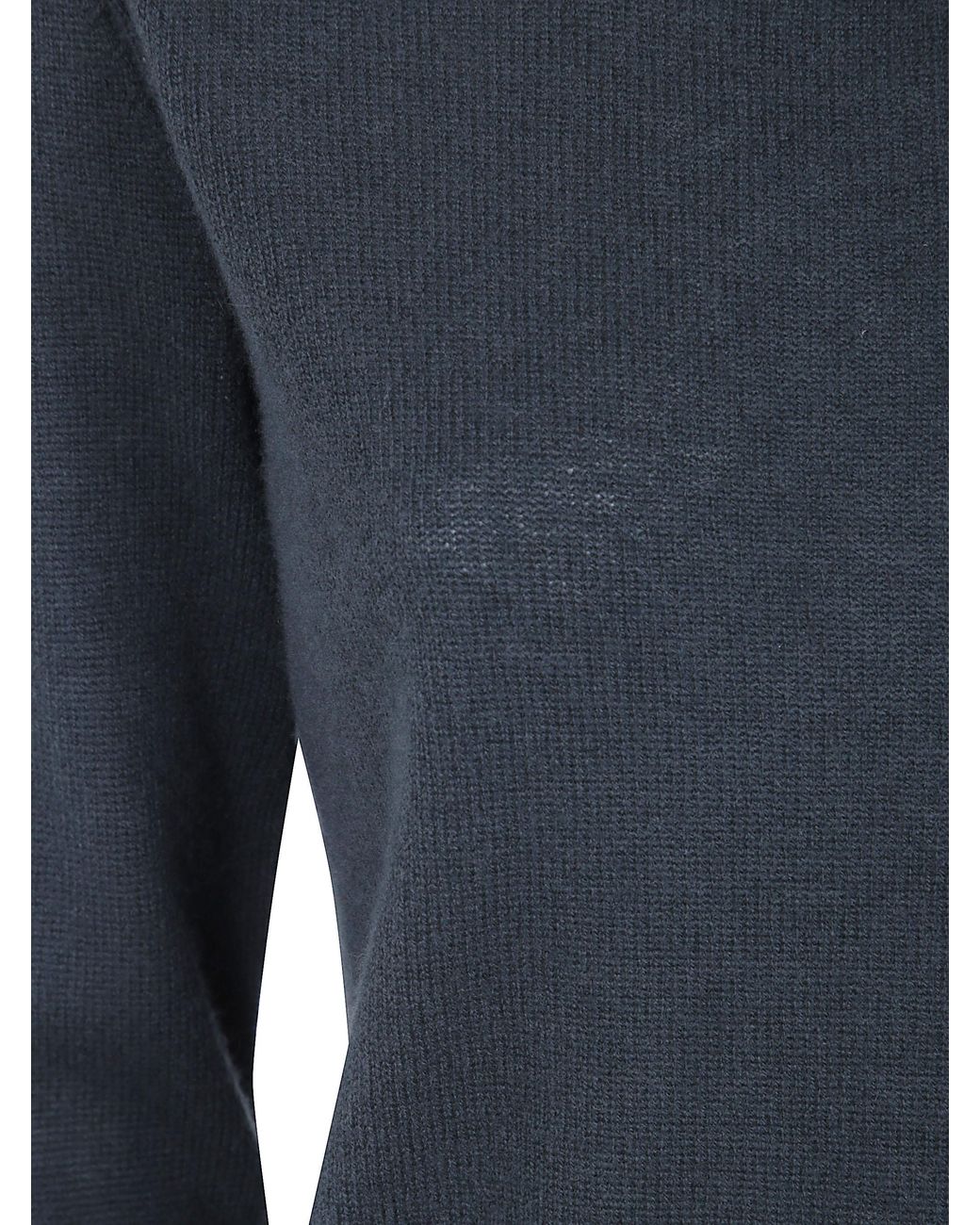 Rossopuro Blue Long Sleeved Boat Neckline Sweater
