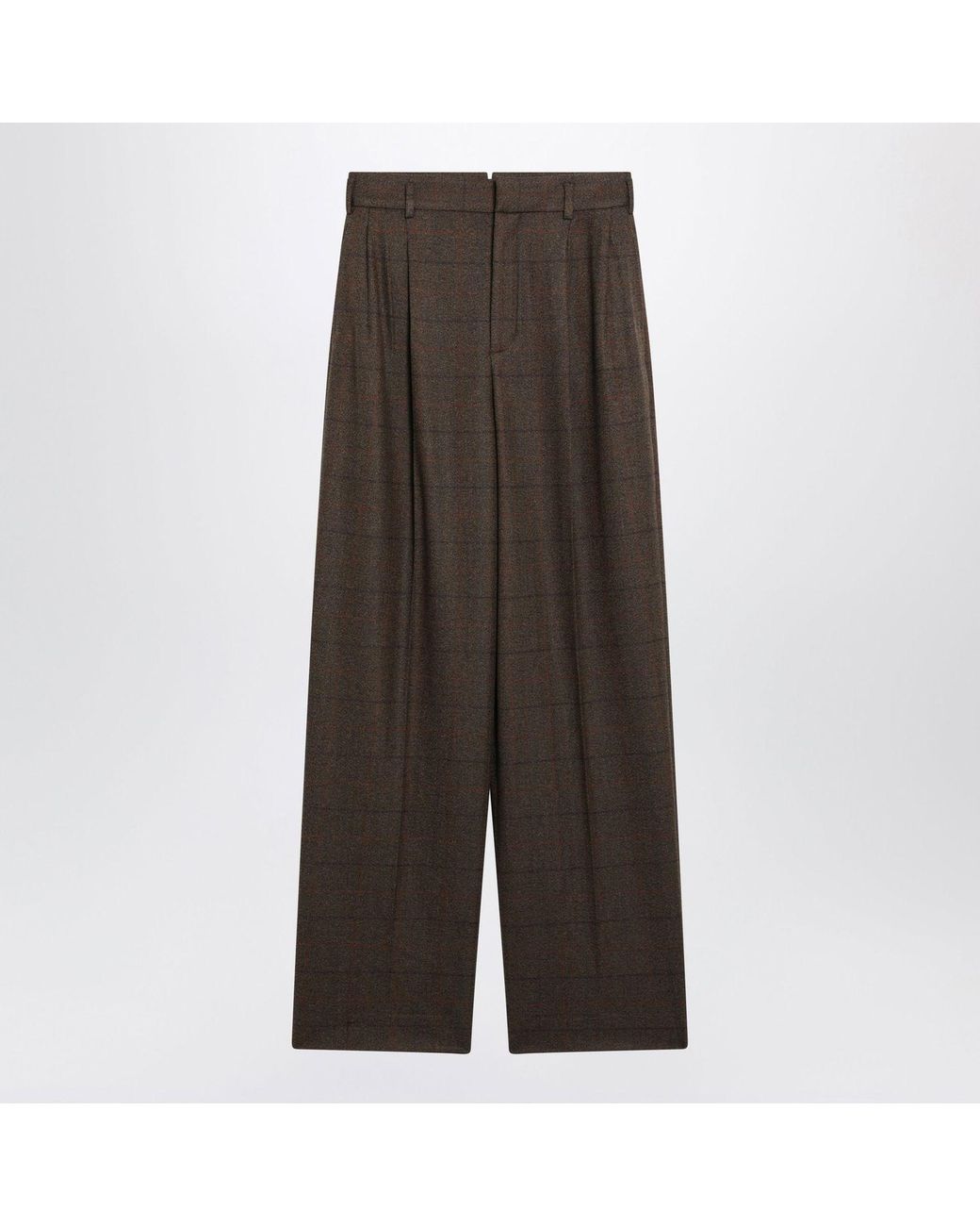 Loro Piana Gray Checkpattern Trousers