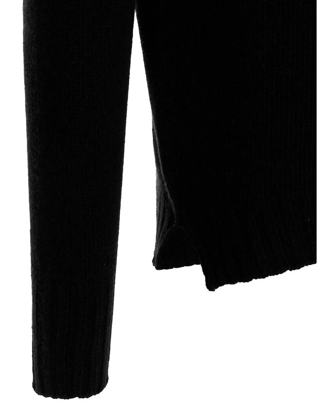 Ma'ry'ya Black Hooded Sweater for men