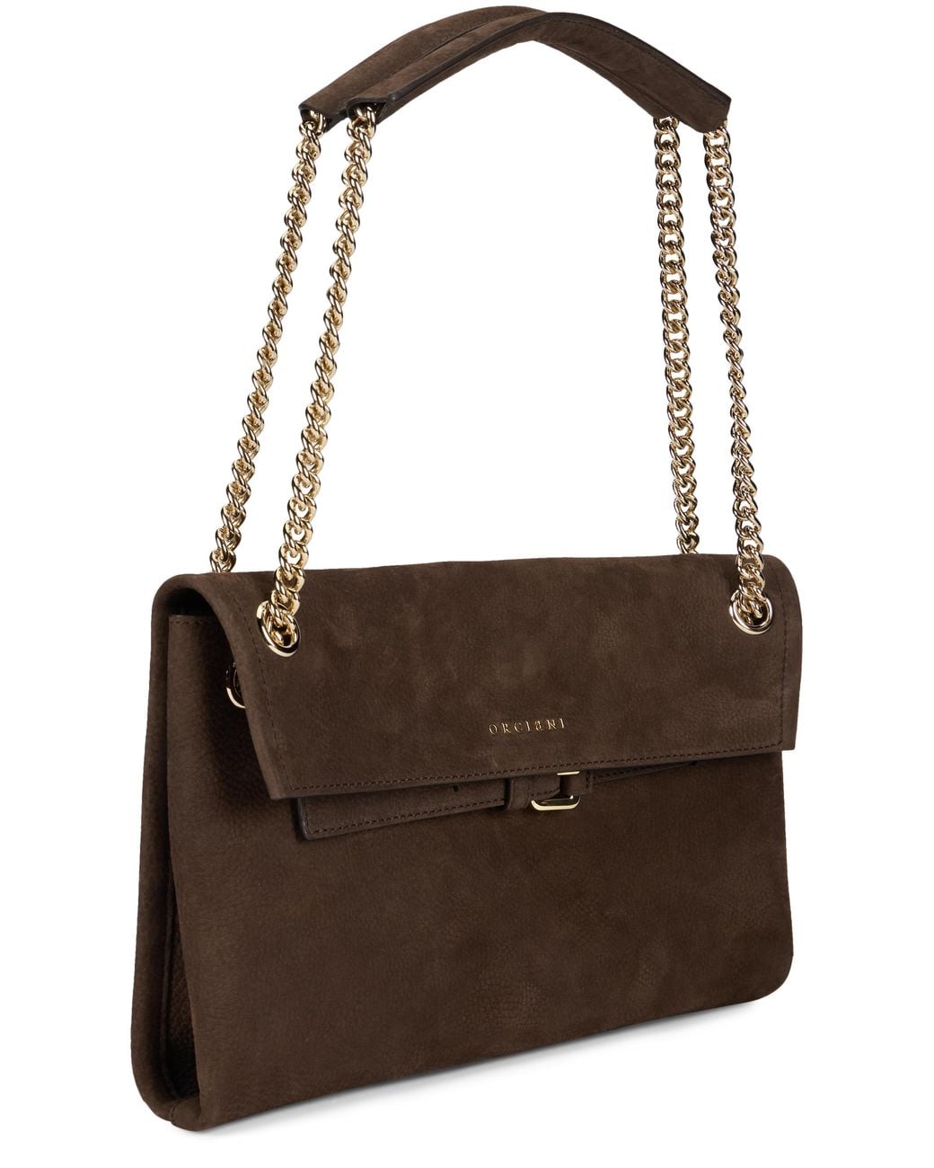 Orciani Brown Shoulder Bag Venus Nabucco Small