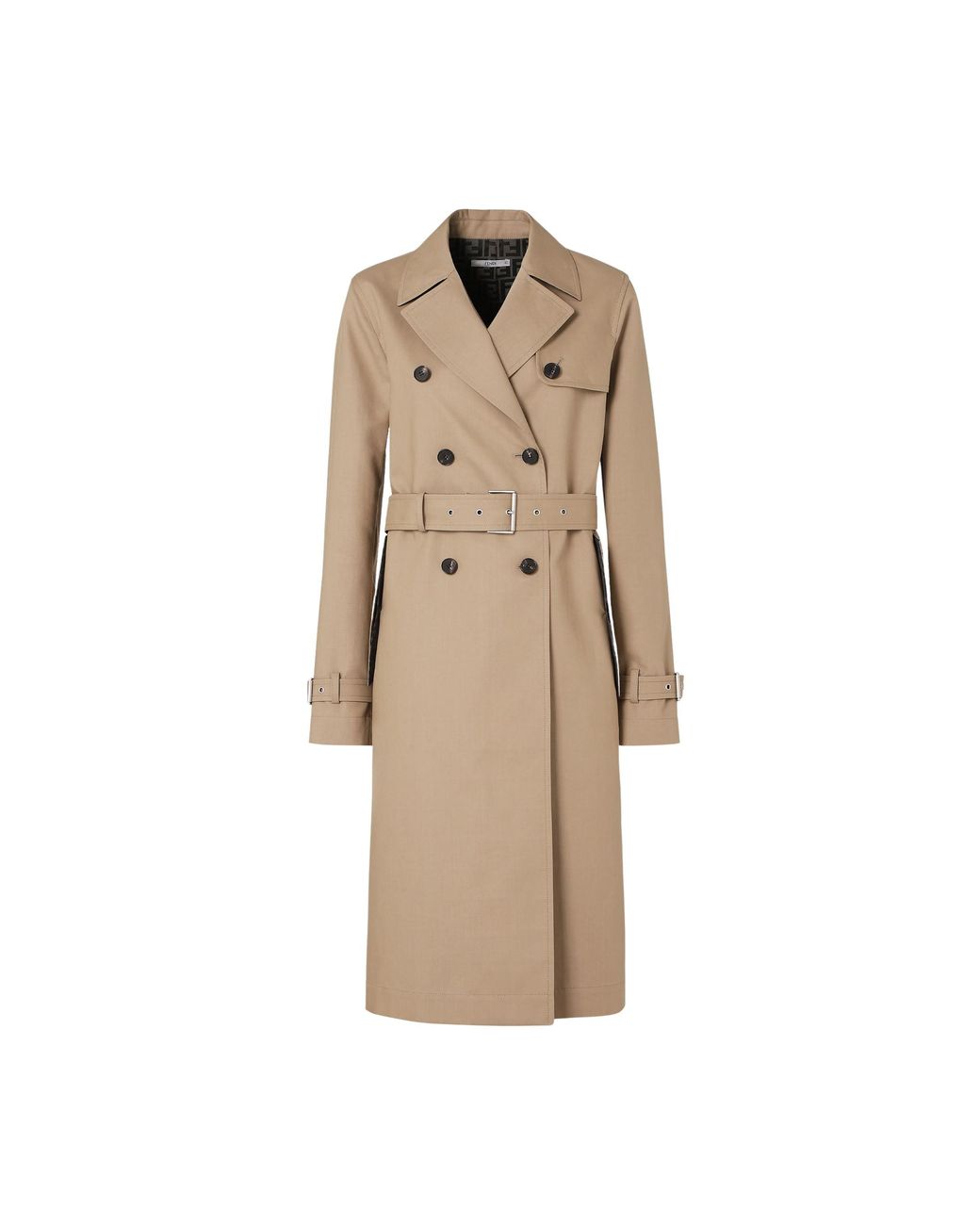 Fendi Natural Trench Coat