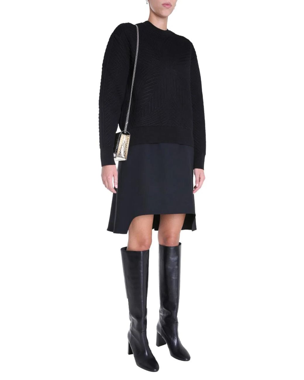 McQueen Blue Crew Neck Sweater