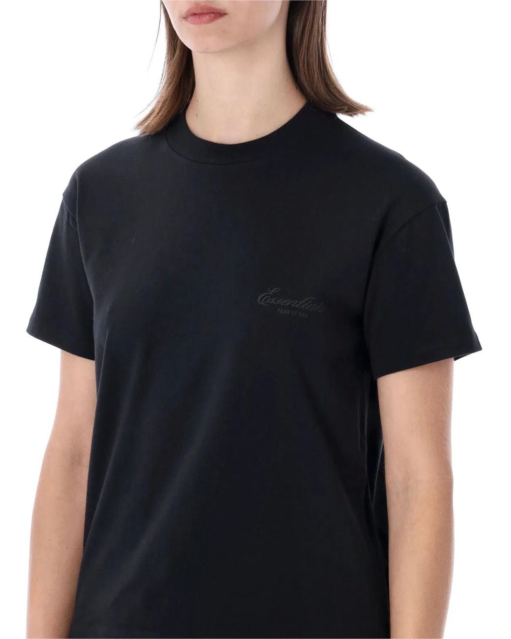 Fear Of God Black Essentials Fear Of God Classic Tee