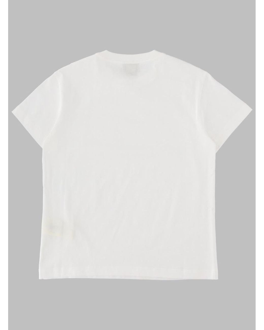Fendi White T-Shirt Con Taschino