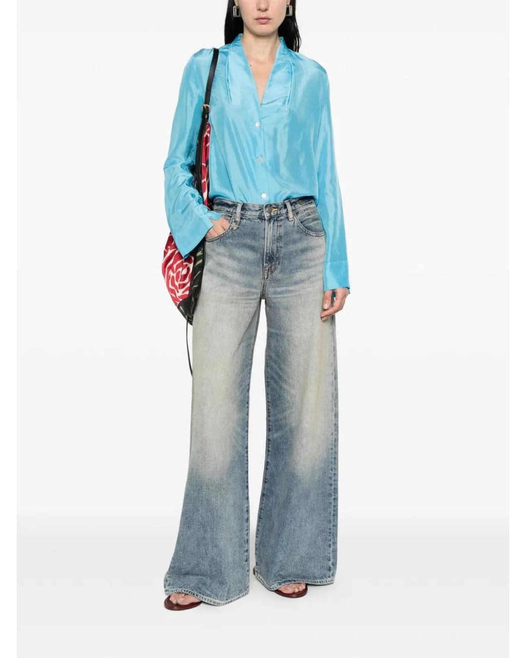 Forte_forte Blue Silk Shirt