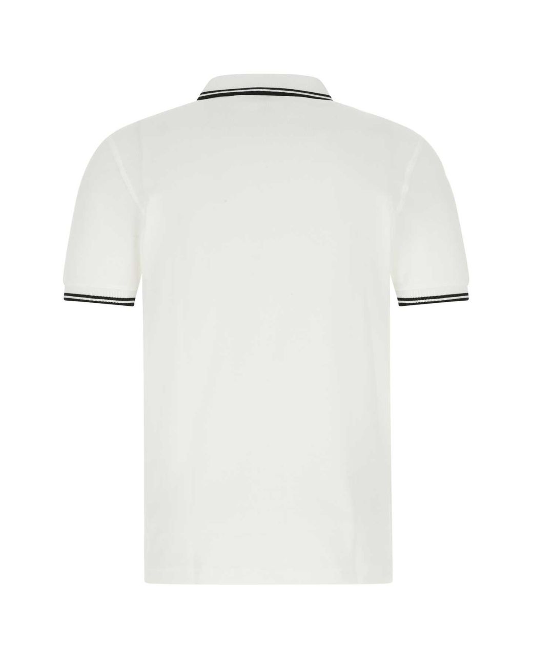 Fred Perry White Cotton Piqué Polo Shirt for men