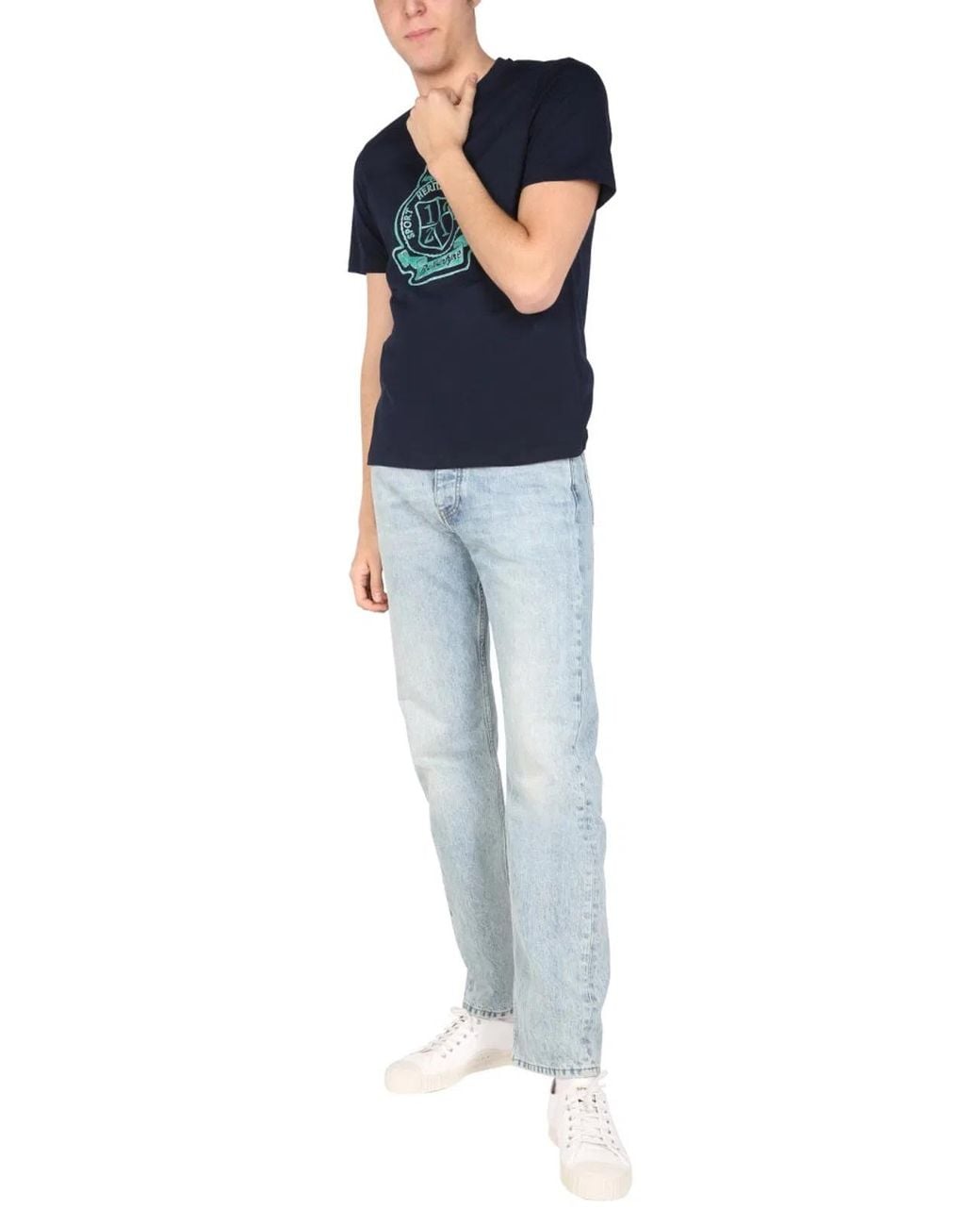 Ballantyne Blue Heritage T-Shirt for men