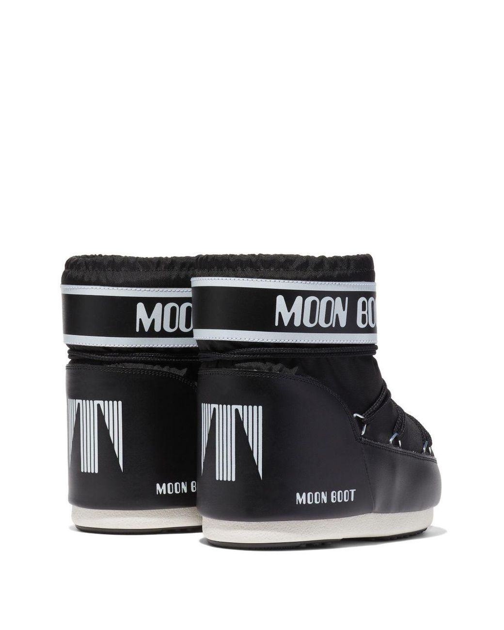 Moon Boot Black Icon Low Nylon Boots for men