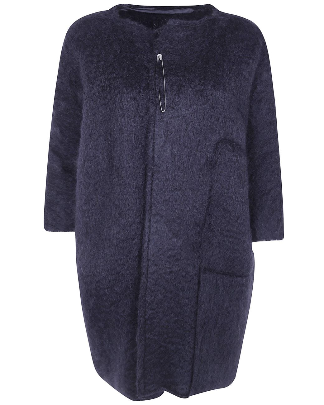 Daniela Gregis Blue "Coperta" Coat