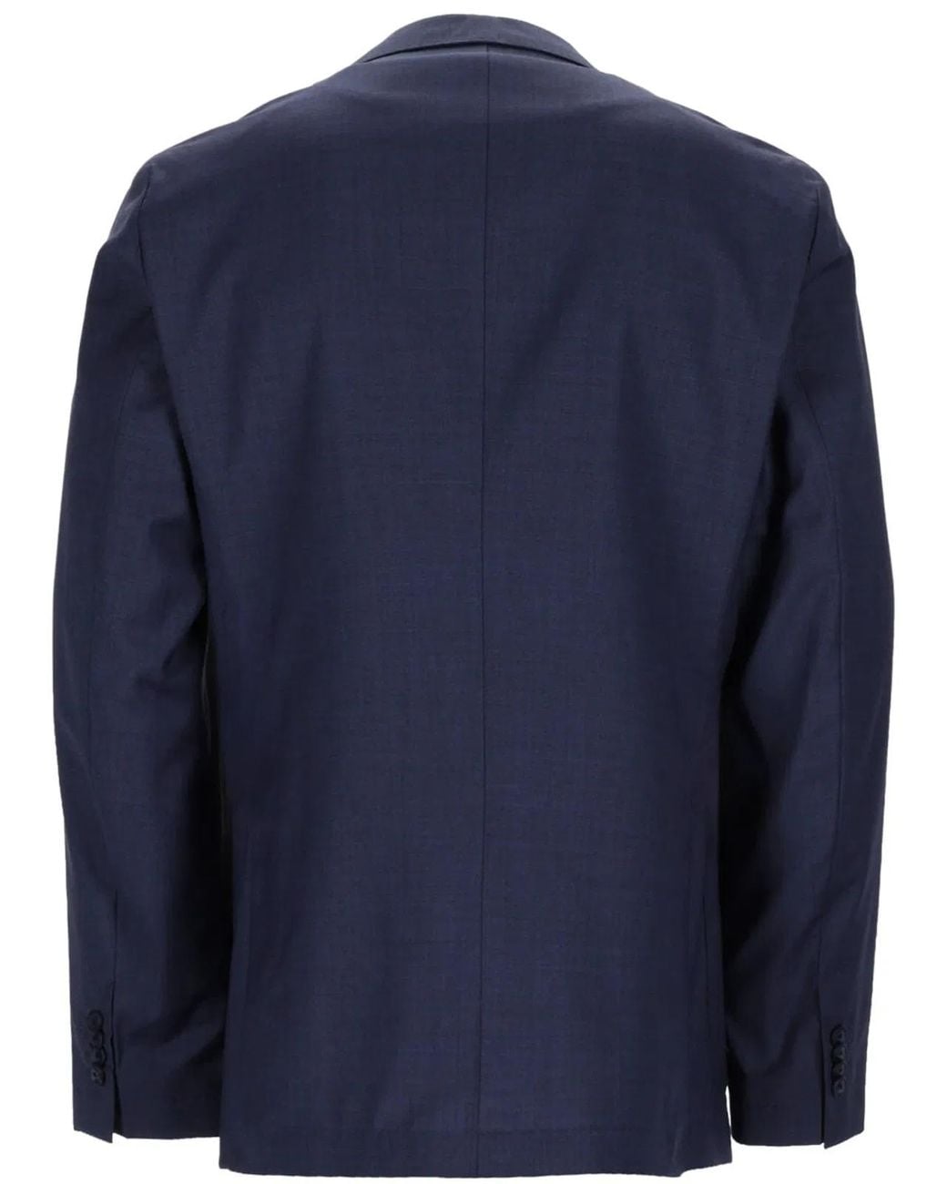 Boss Blue Virgin Wool Jacket for men