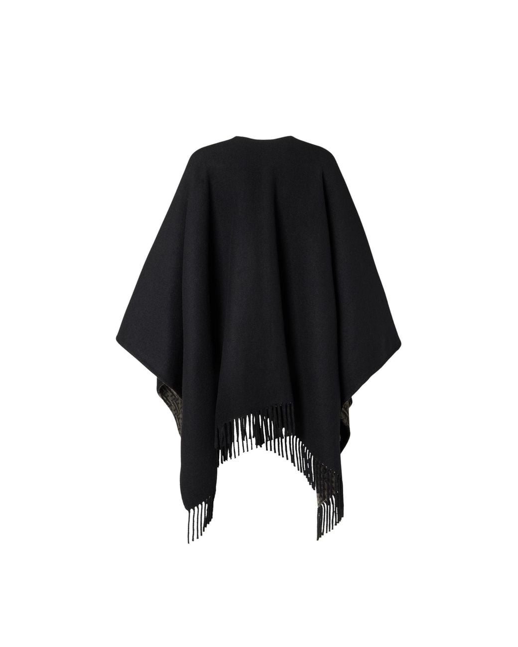 Fendi Black Poncho