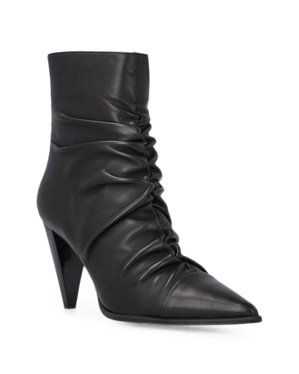 Pinko Black Goat Leather Pumps