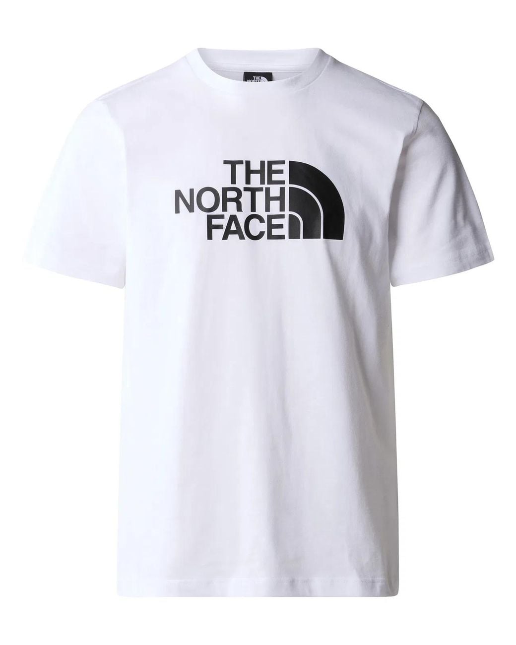 The North Face White S/S Easy Tee for men