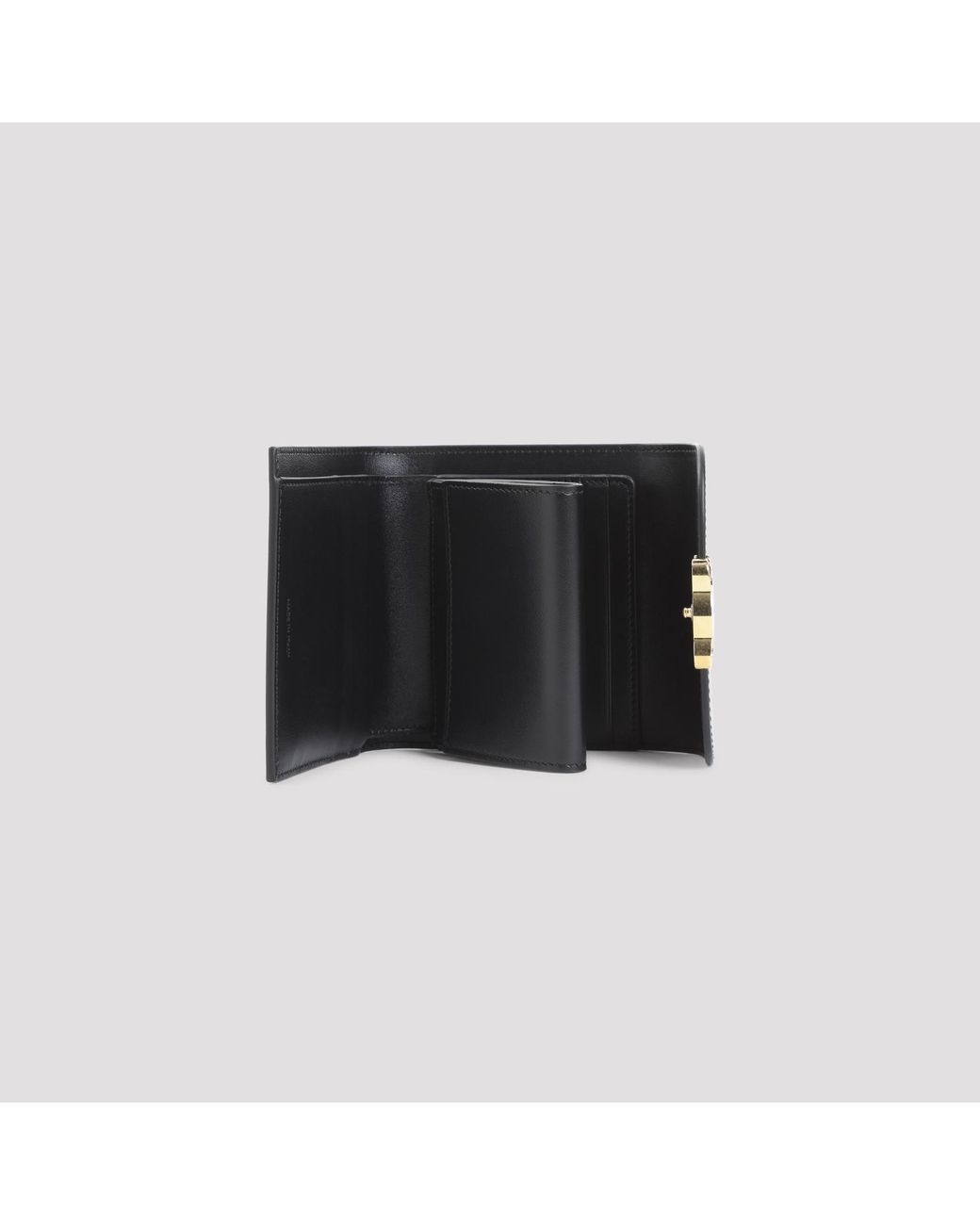 Céline Black Small Flap Wallet