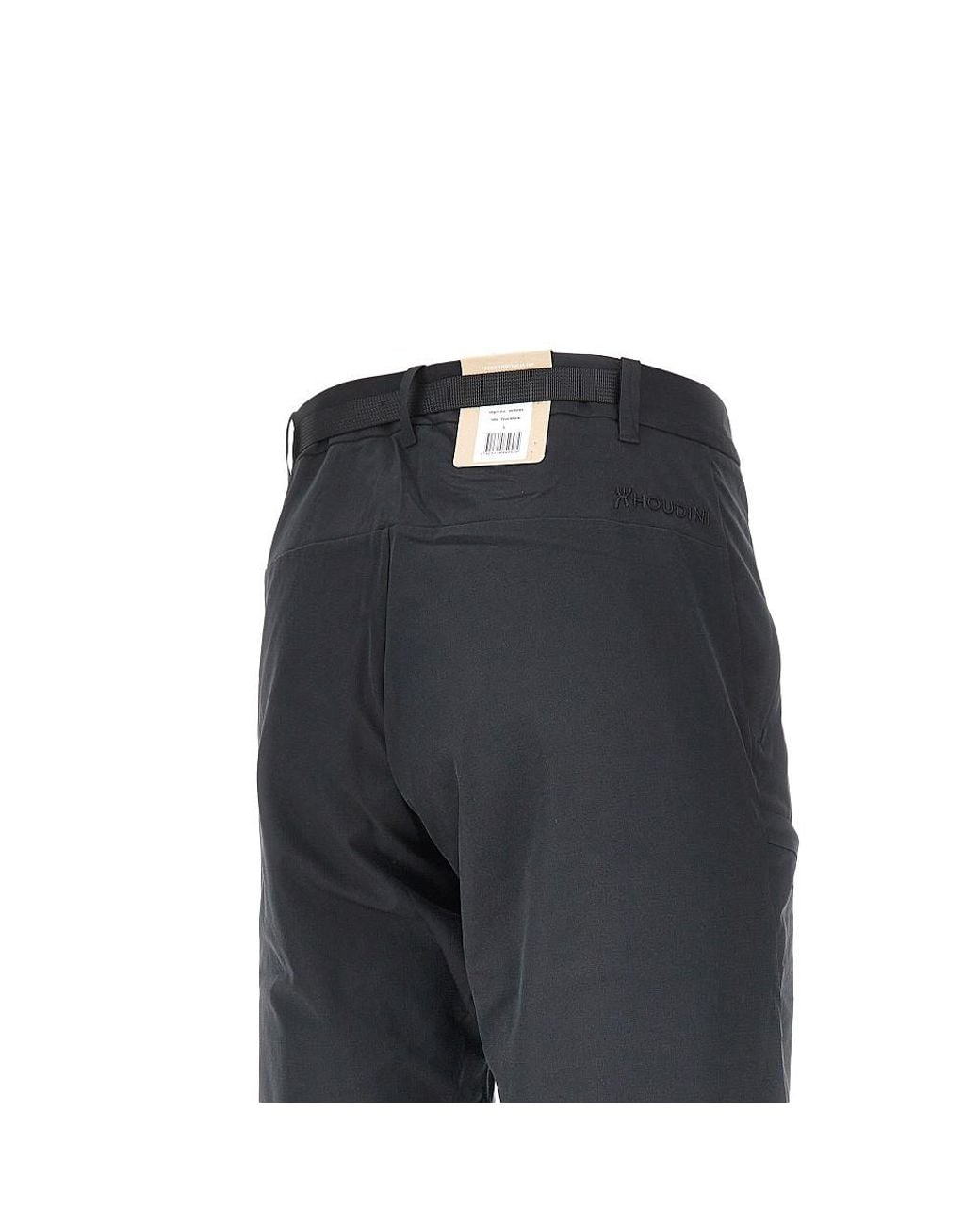 Houdini Sportswear Black Core Tech Pants for men