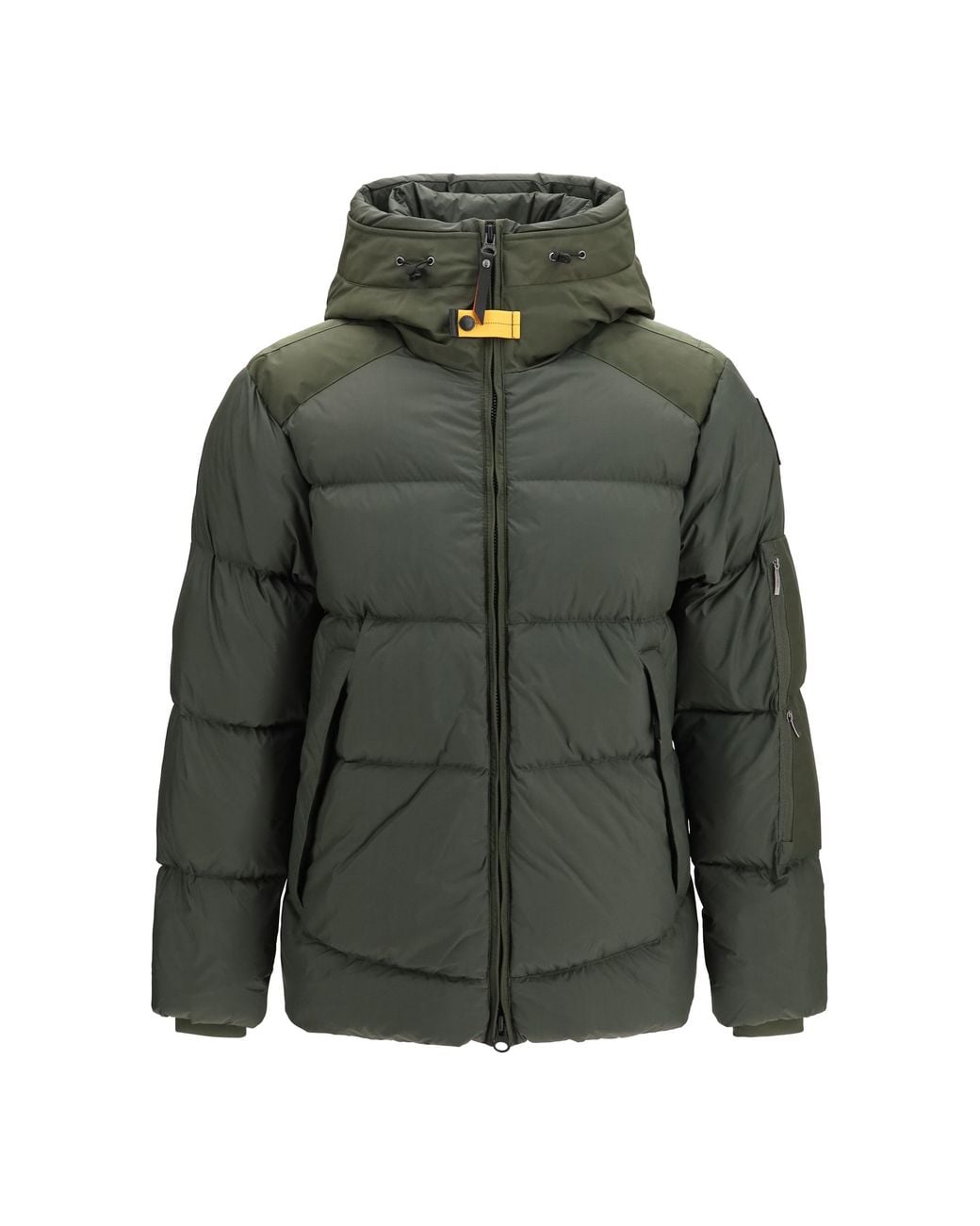 Parajumpers Green Tyrik Hooded Down Jacket for men