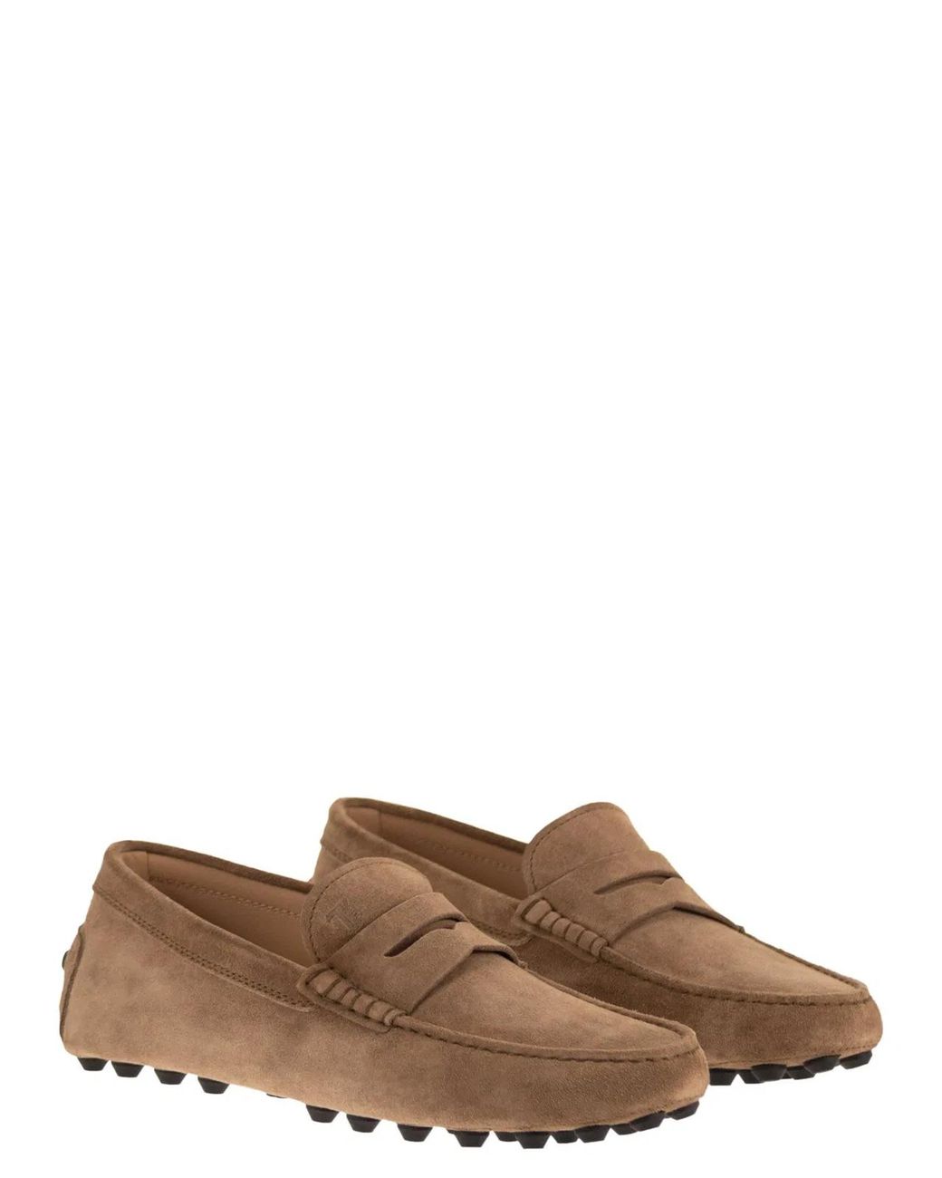 Tod's Brown Suede Moccasin Moccasin for men