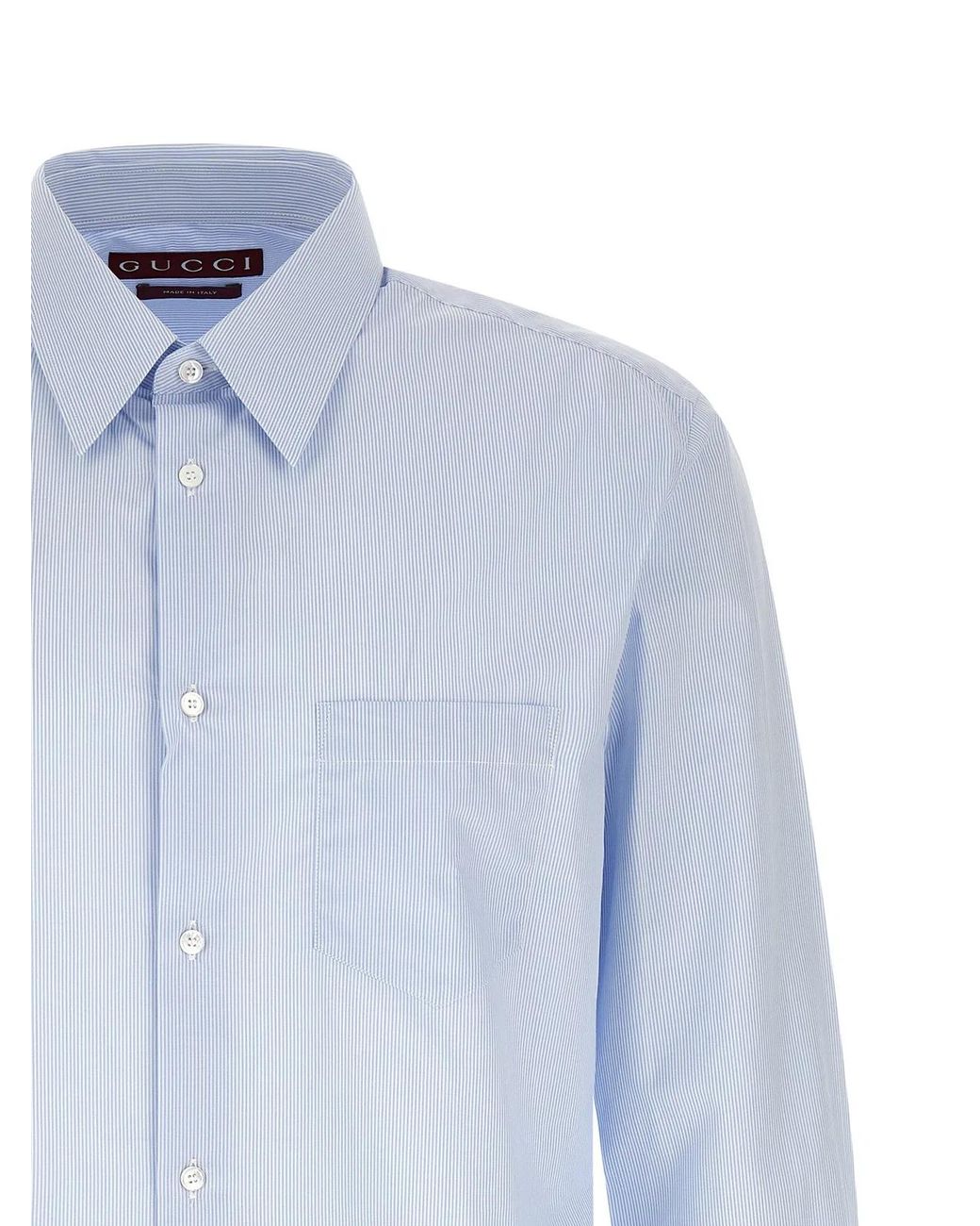 Gucci Blue Striped Shirt for men