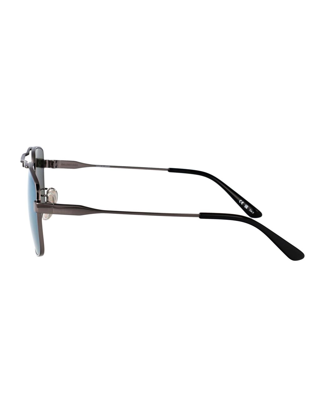 Balenciaga Green Metallic Sunglasses