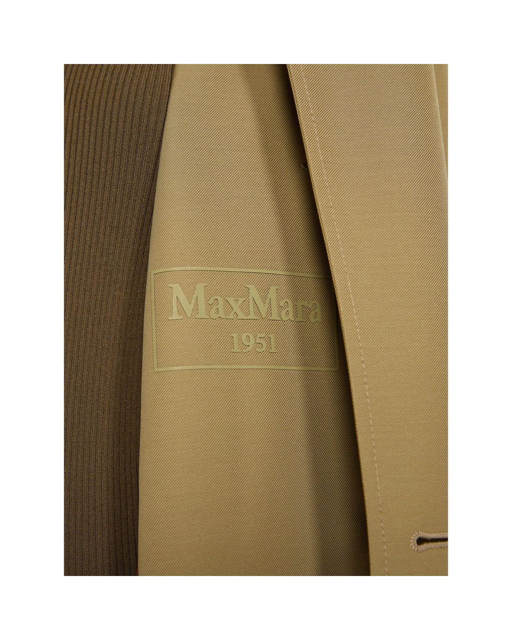 Max Mara Metallic Mxmgiusto Raincoat