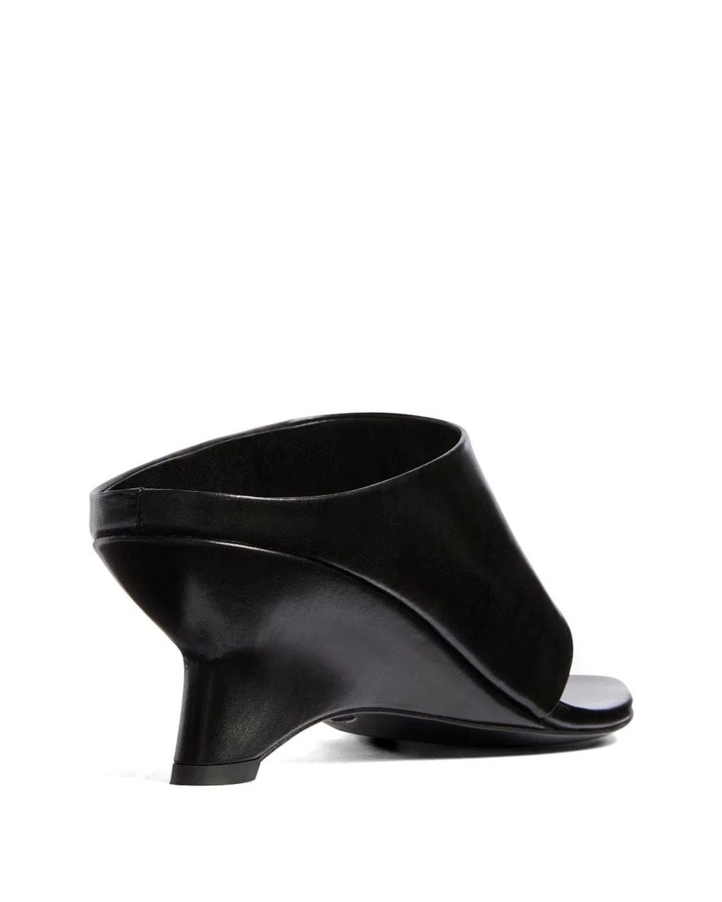Khaite White Marlow Leather Mules