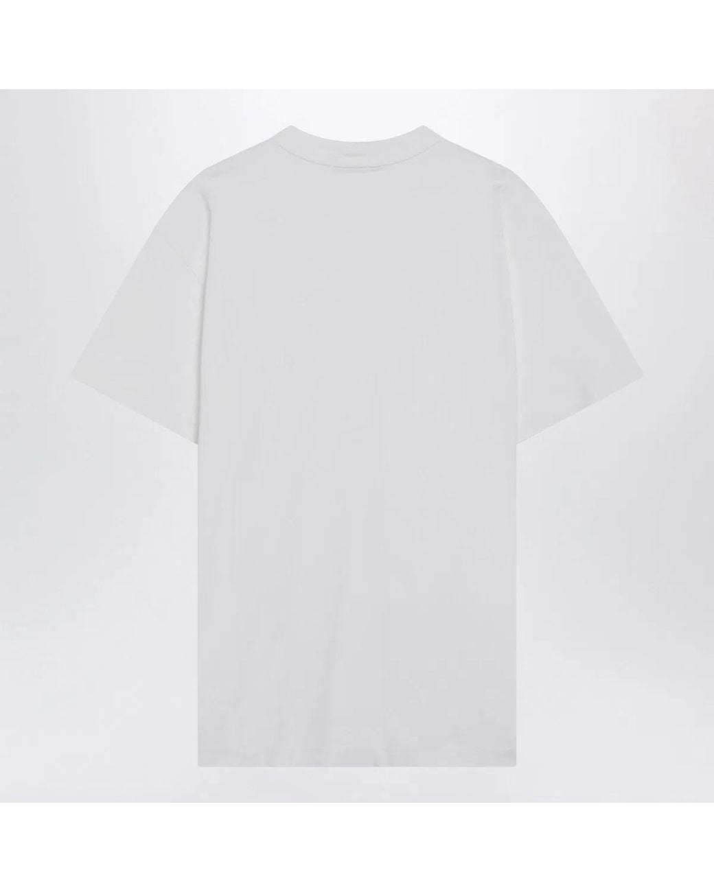 Stone Island White Slim-Fit Cotton T-Shirt for men
