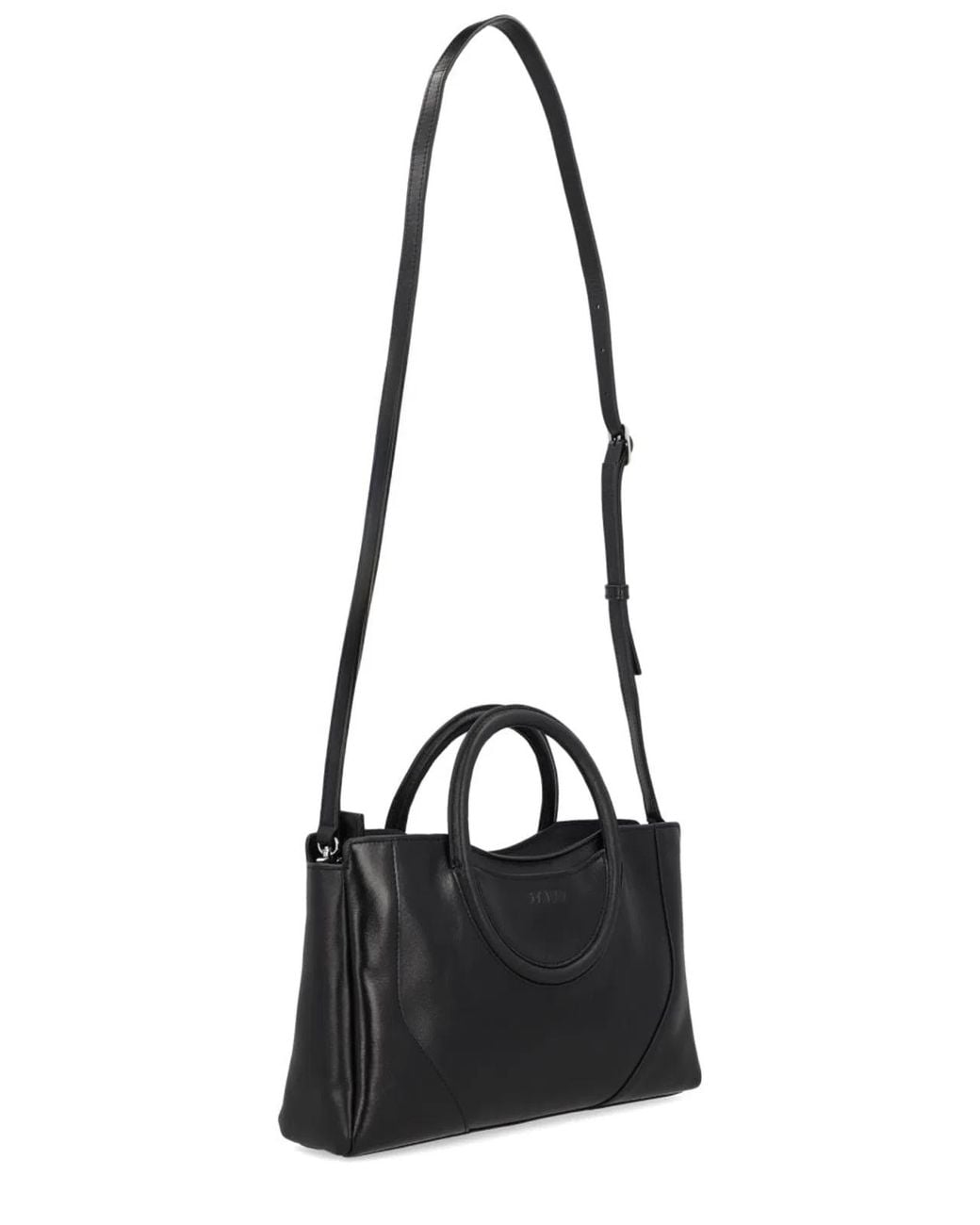 Staud Black Maude Mini Satchel Bag