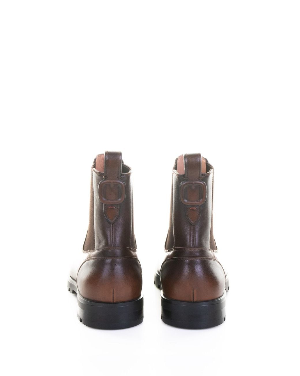 Santoni Brown Beatles Leather