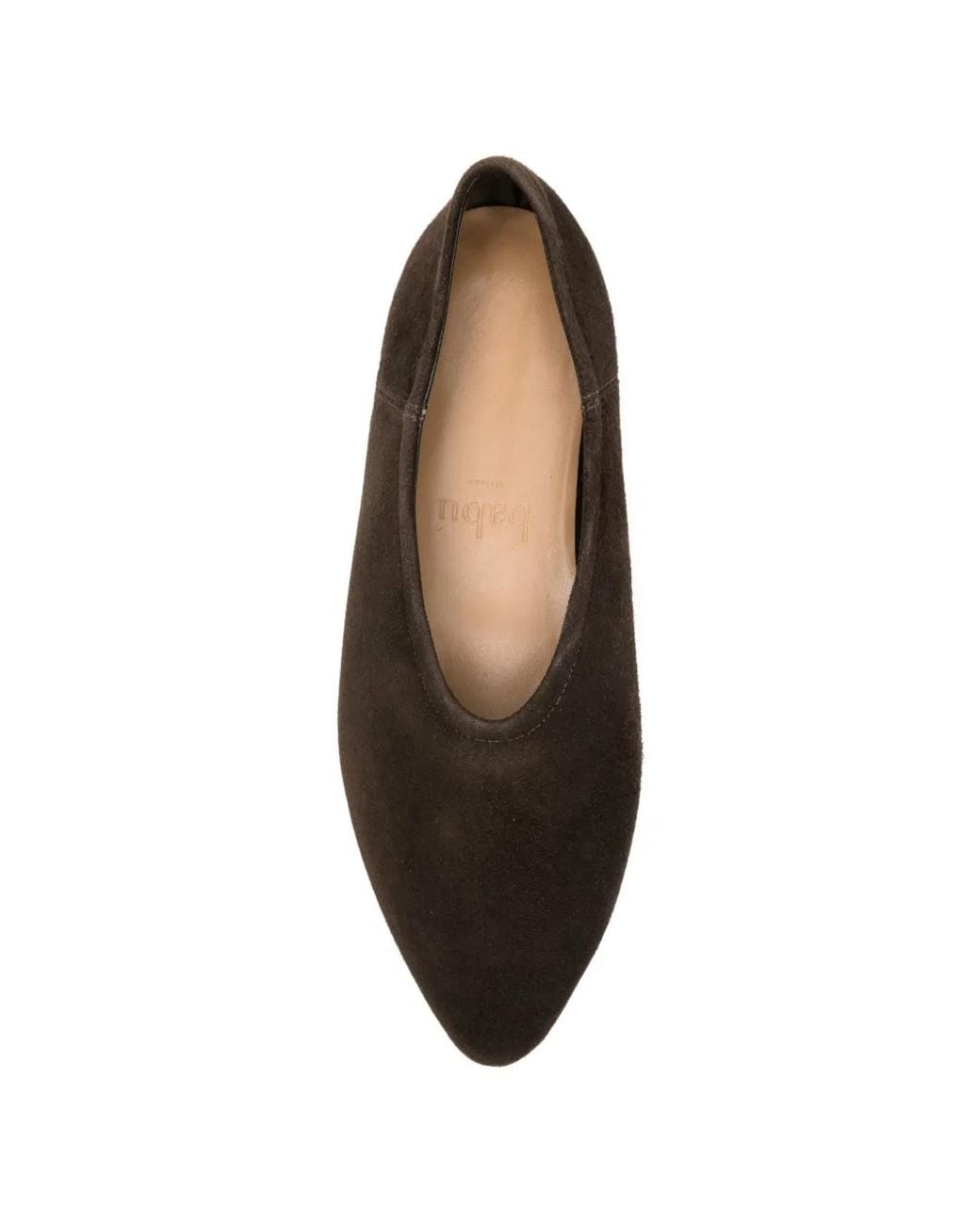 babú Milano Brown Umber Ballet Flats