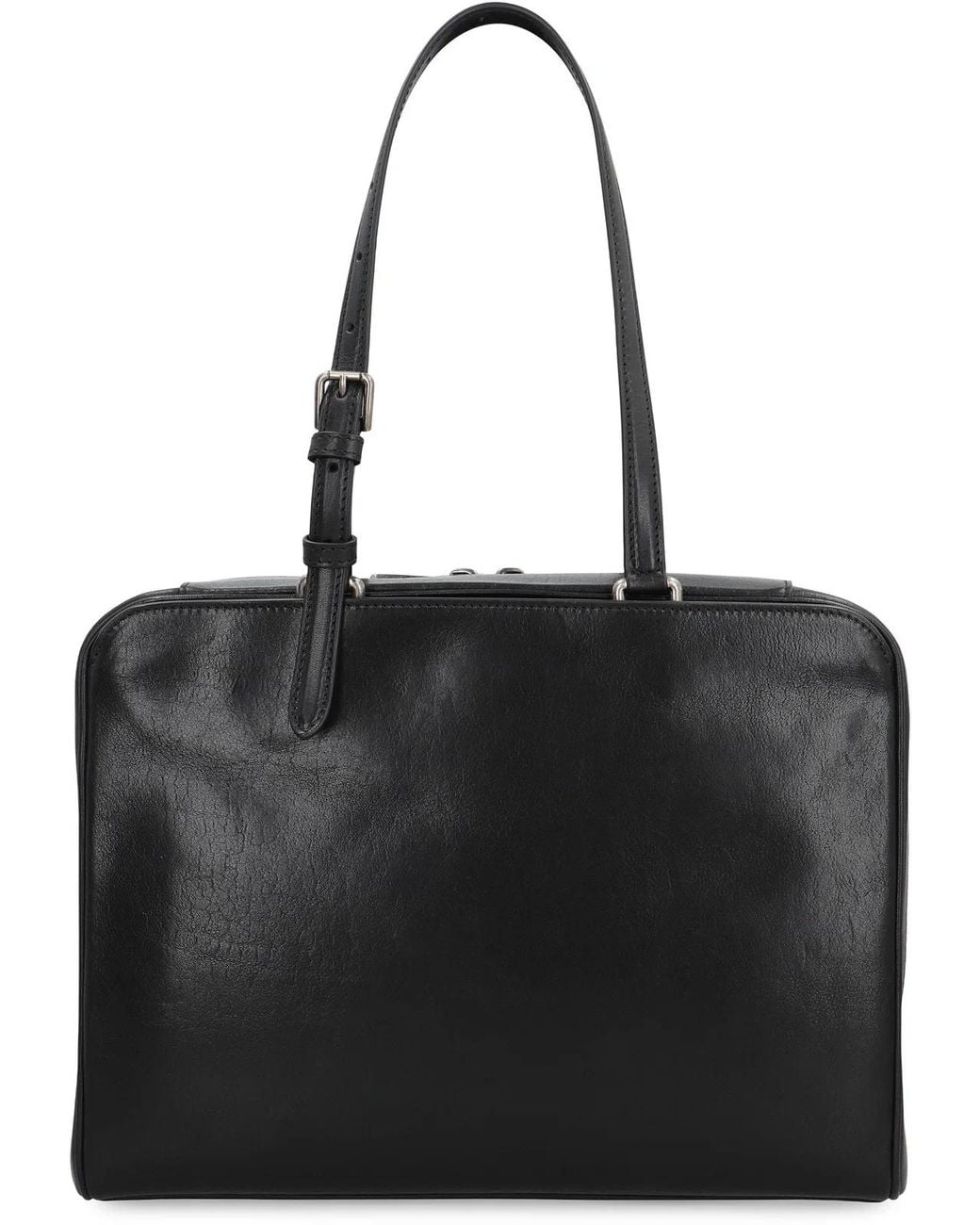 Dolce & Gabbana Black Dolce & Gabbana Ellis Leather Bag for men