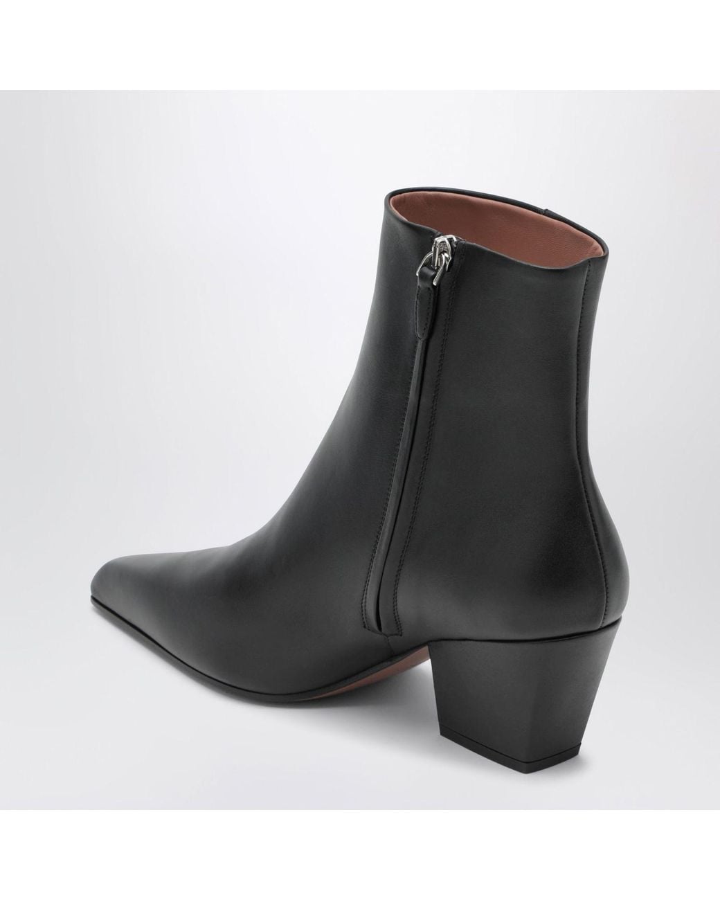 Paris Texas Black Jane Ankle Boots