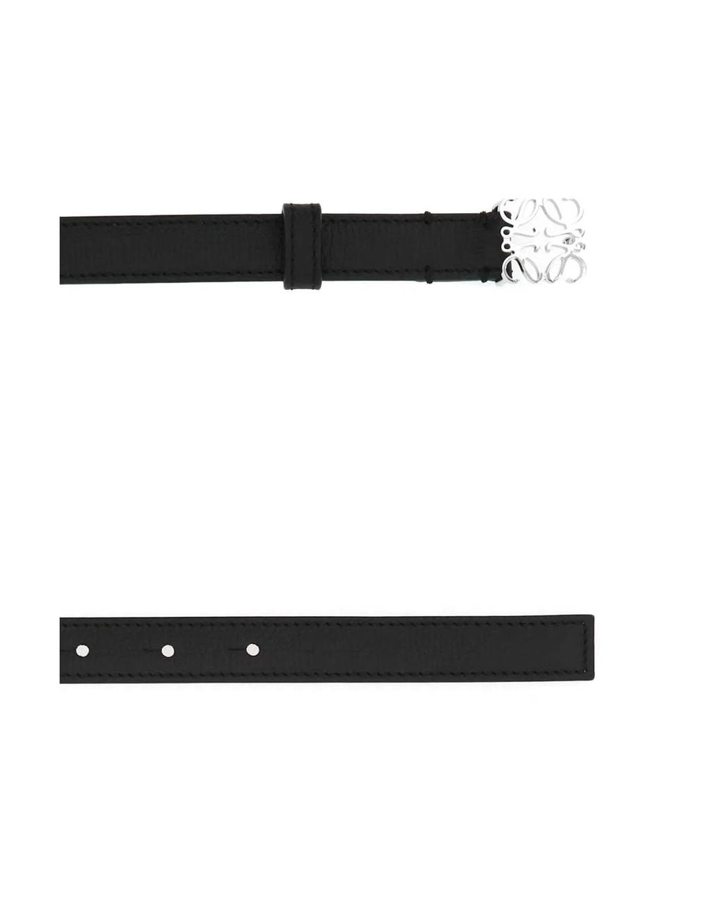 Loewe White Anagram 2Cm Belt