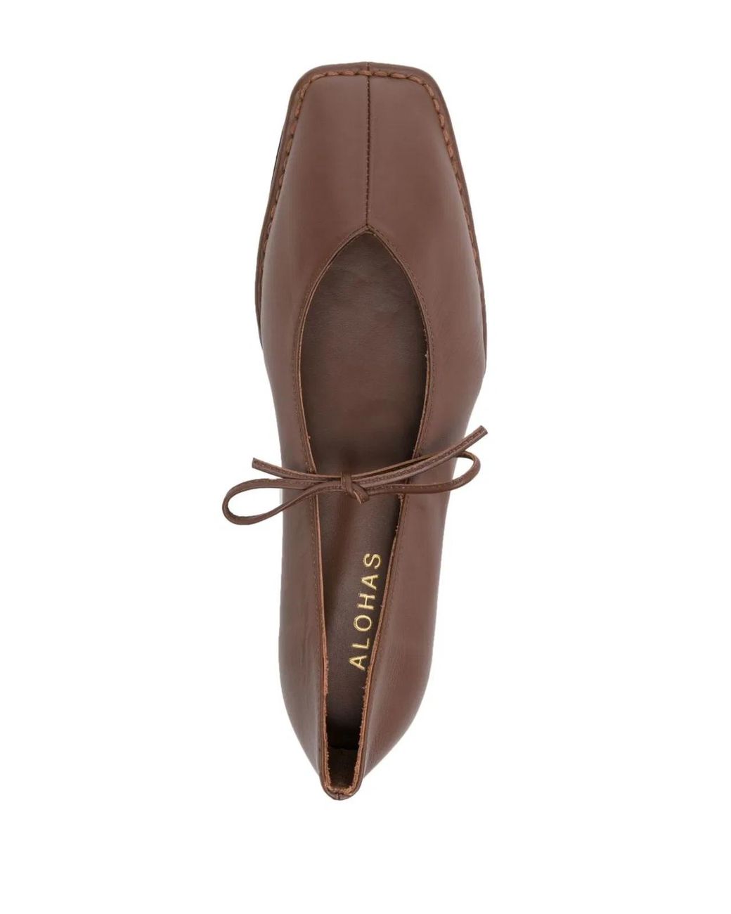 Alohas Brown Sway Ballet Flats