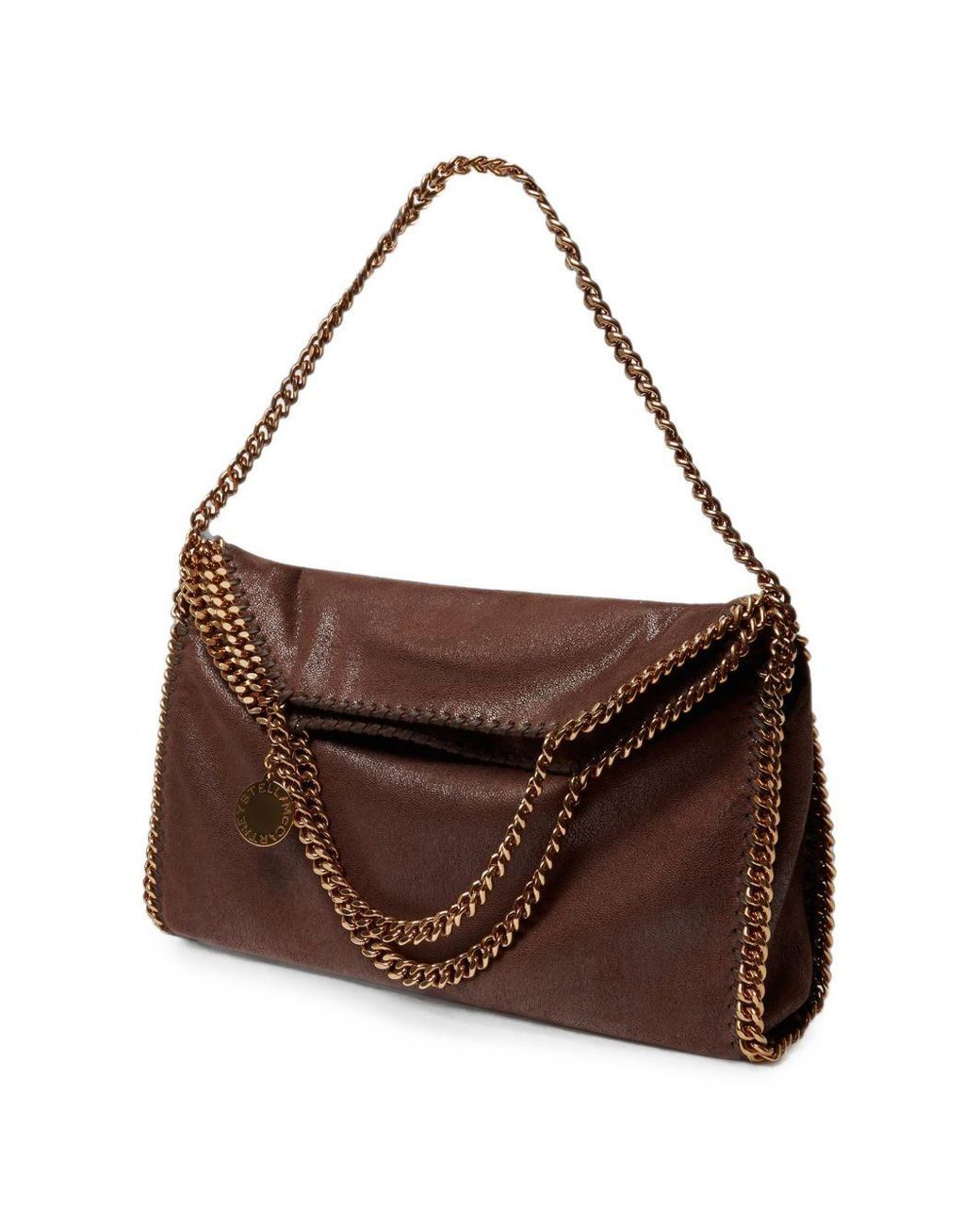 Stella McCartney Brown Falabella 3Chain Handbag