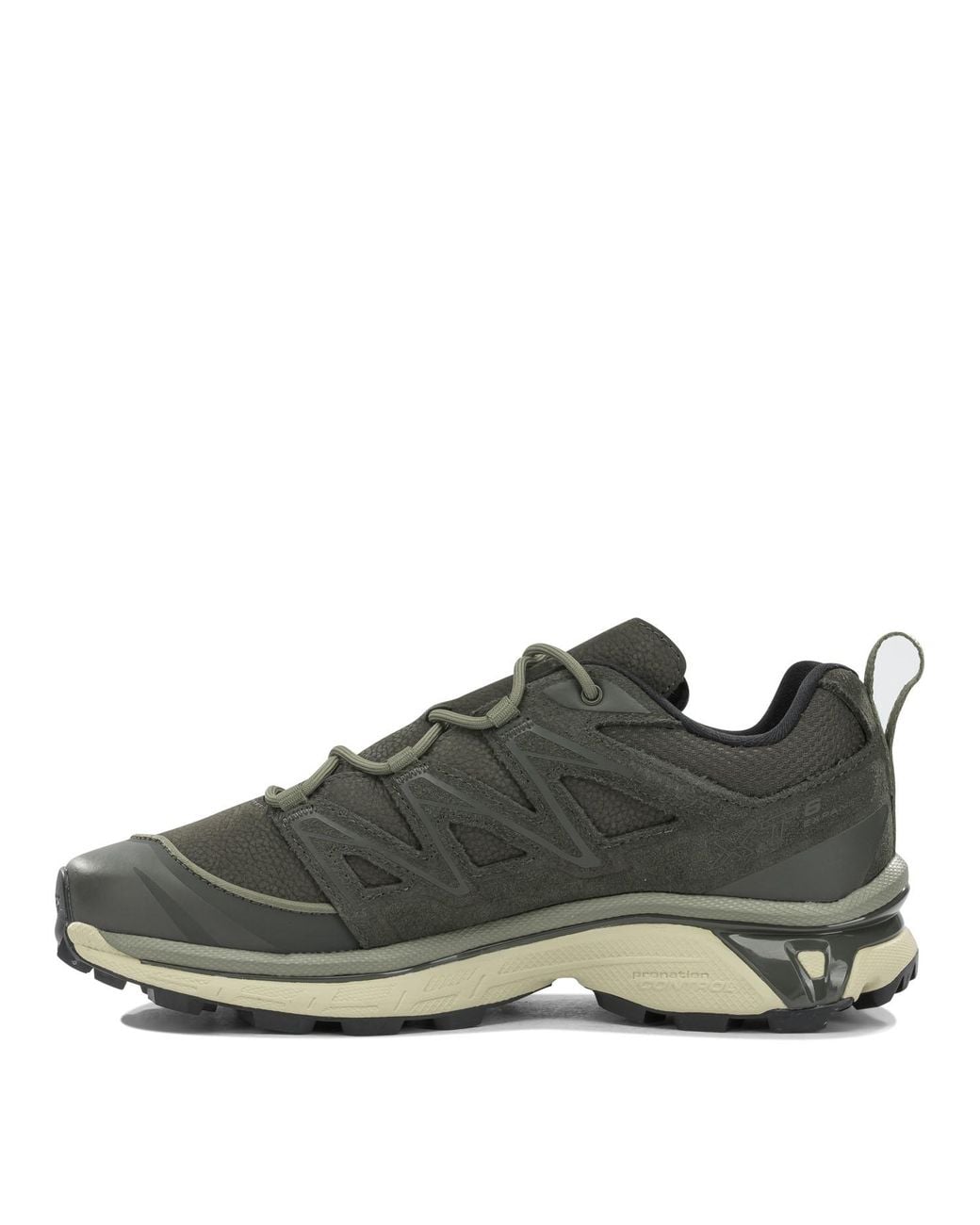 Salomon Green "Xt-6 Expanse Leather" Low-Top Sneakers