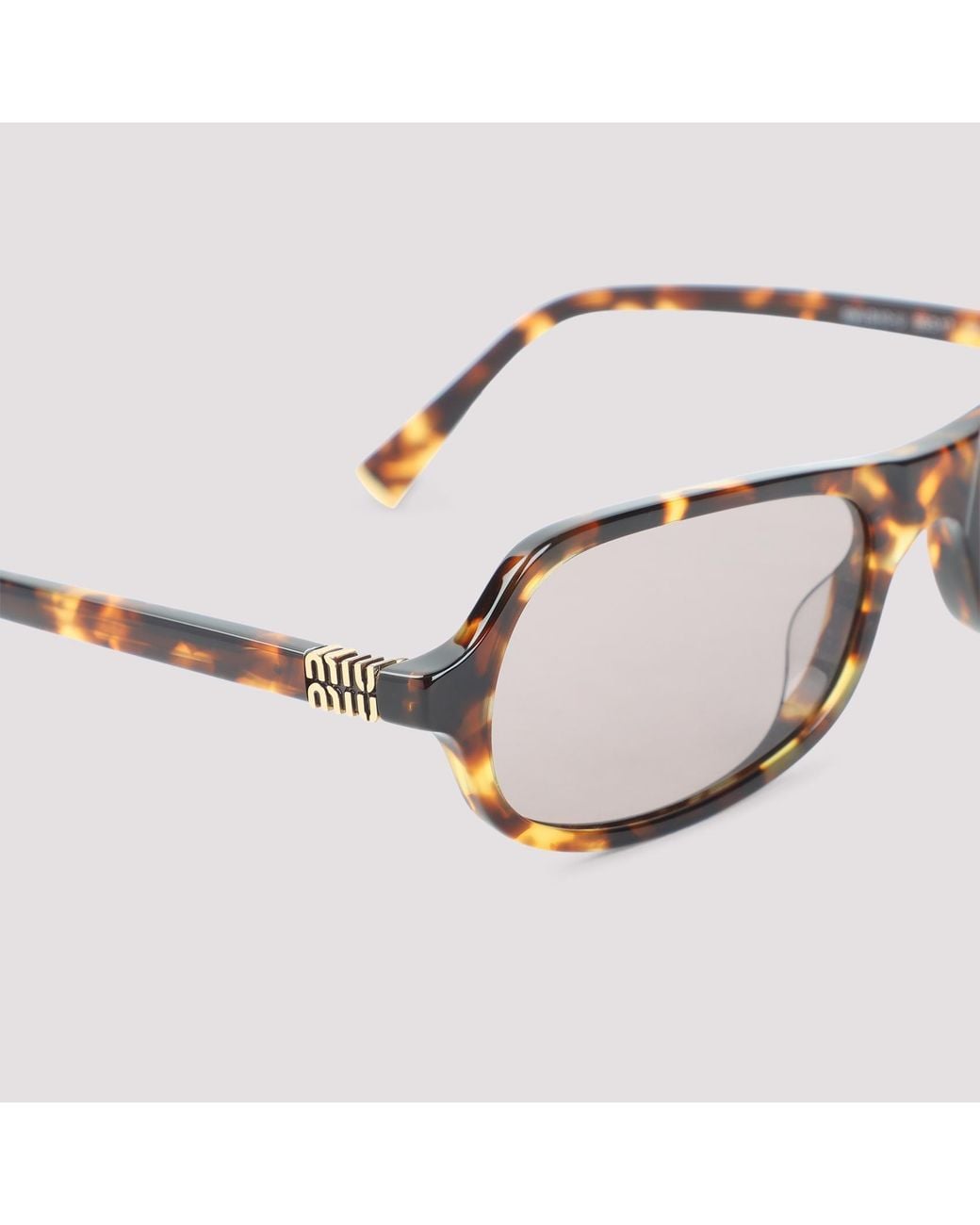 Miu Miu Metallic Acetate Sunglasses