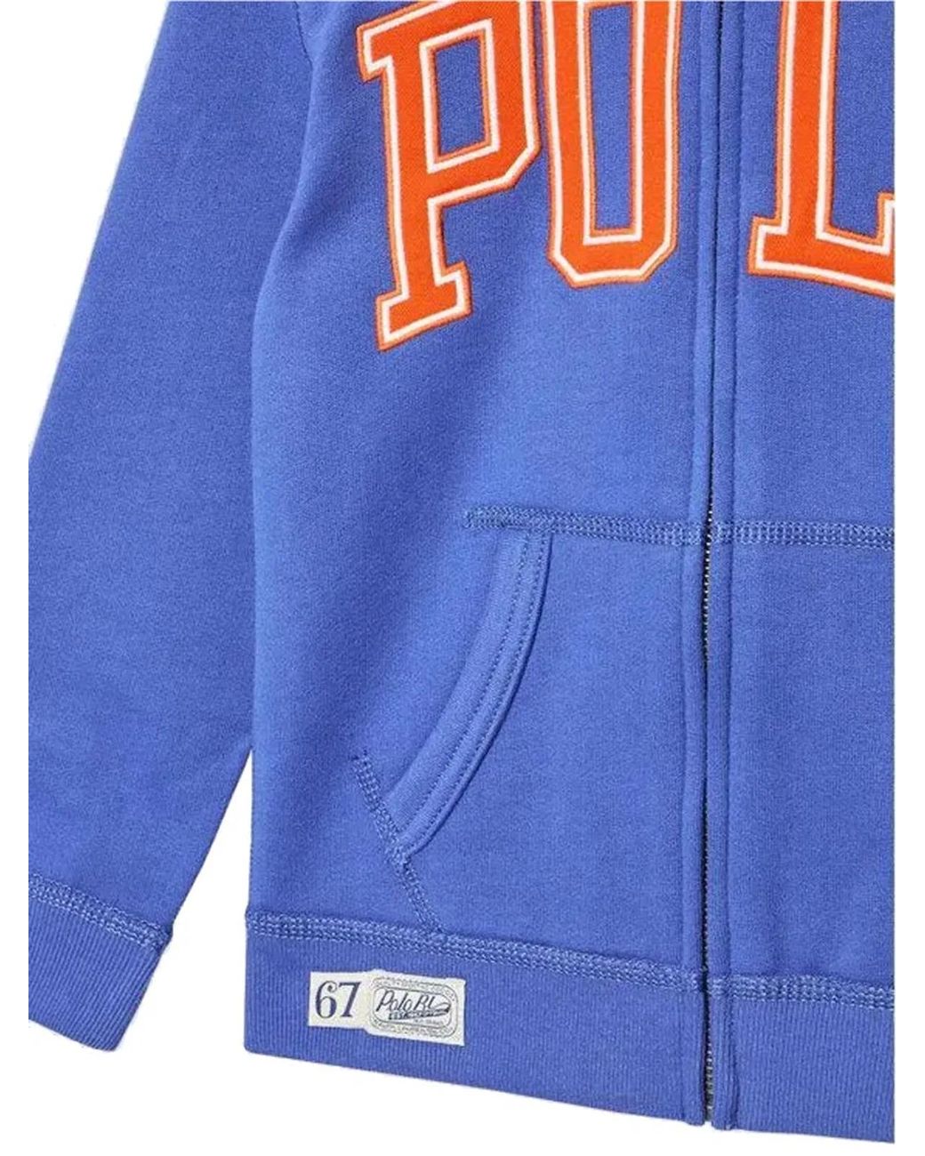 Polo Ralph Lauren Blue Sweatshirt With Logo