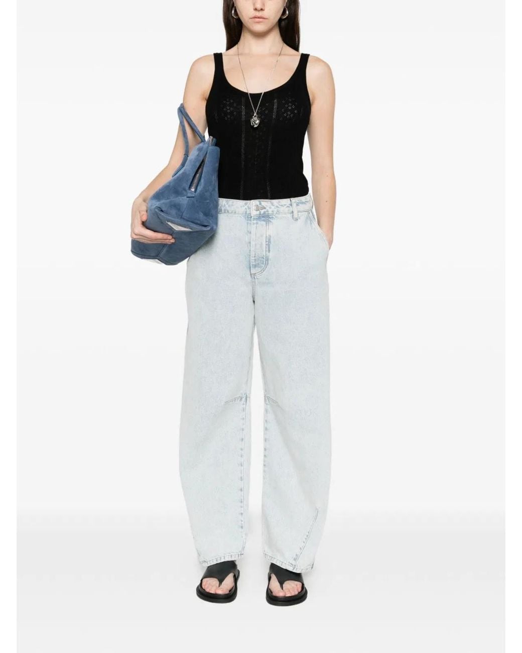 Herskind Black Hedra Wool Tank Top