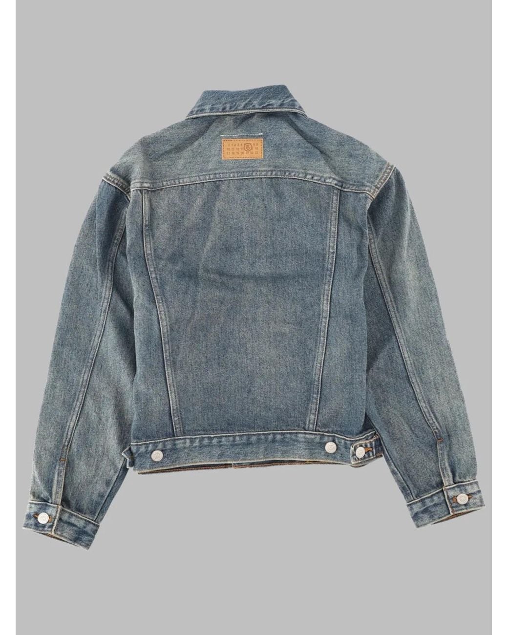 MM6 by Maison Margiela Blue Pantaloni