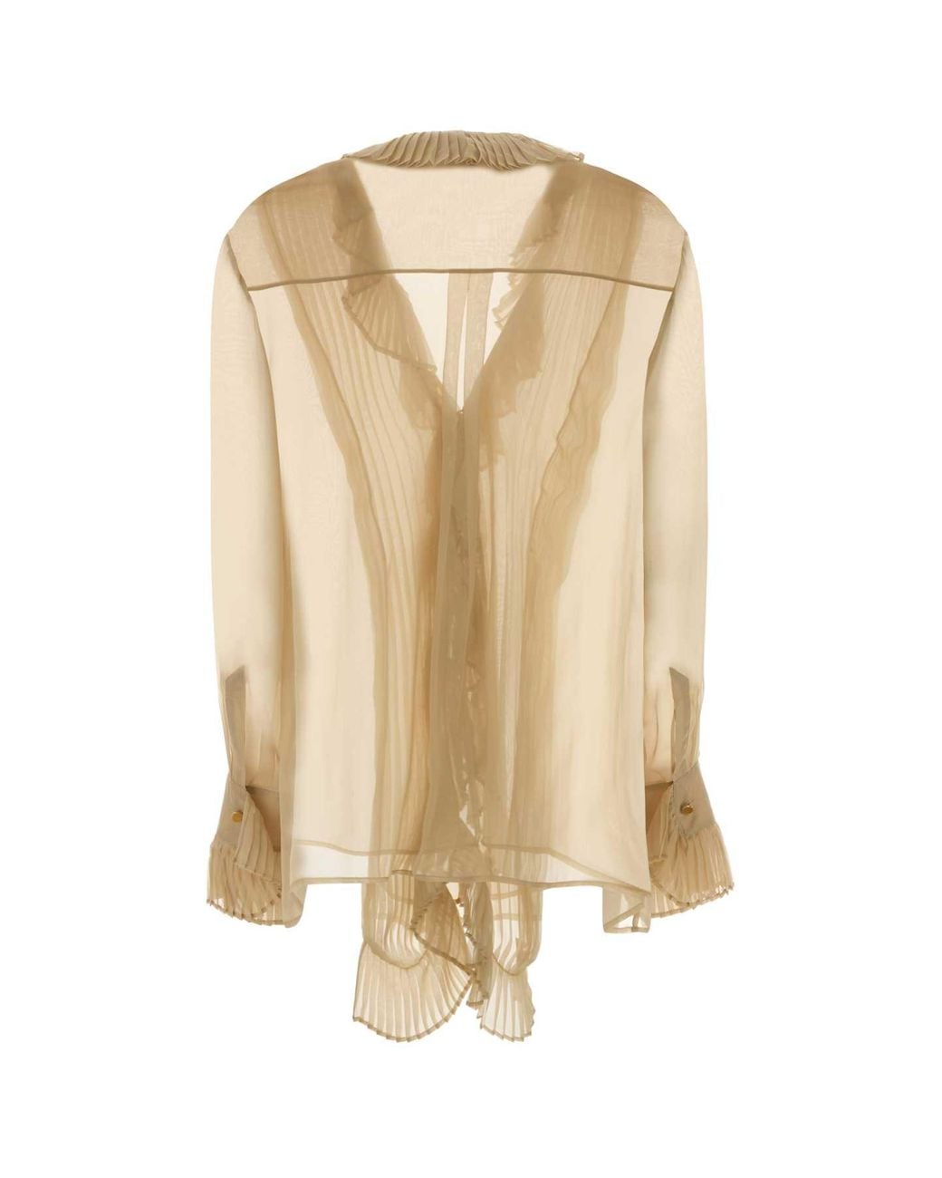 Alberta Ferretti Metallic Shirt