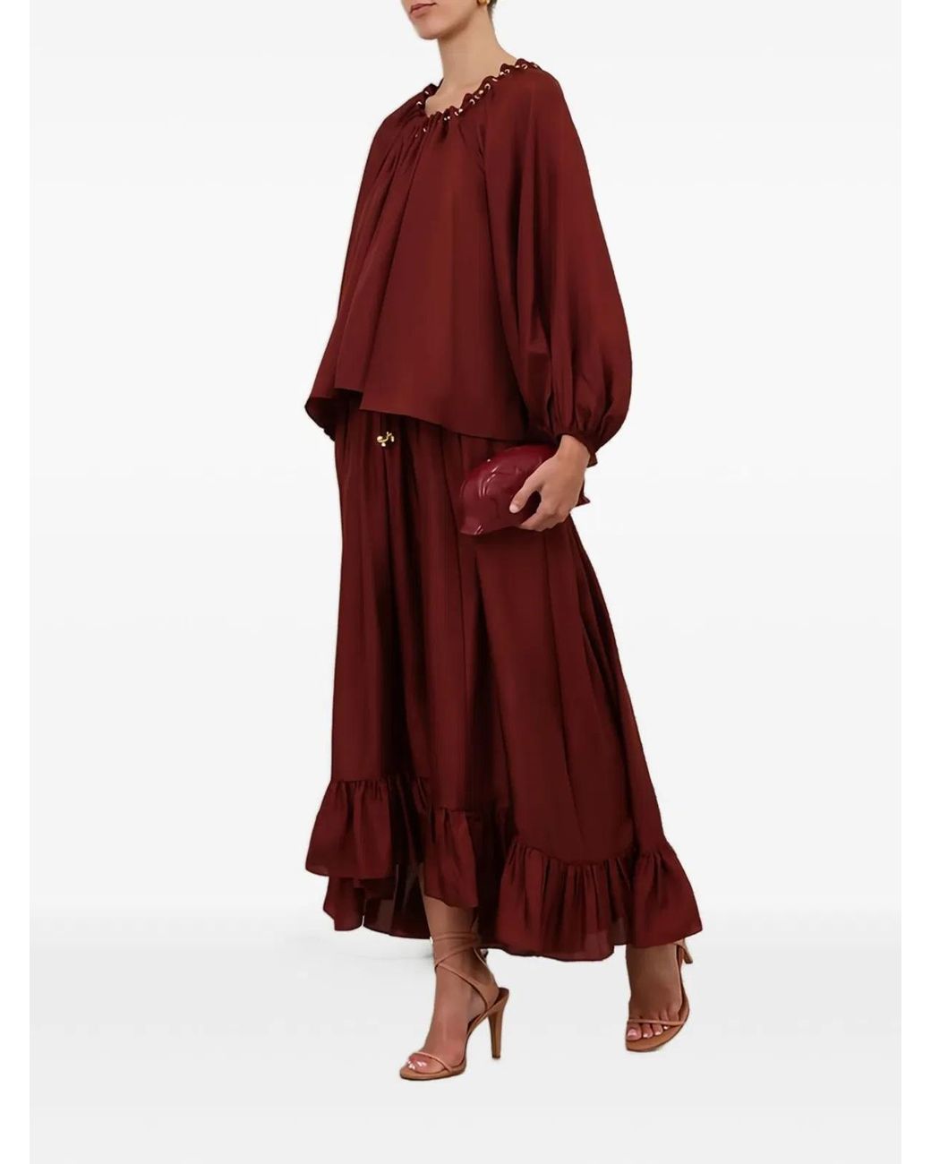 Zimmermann Red Aster Blouse