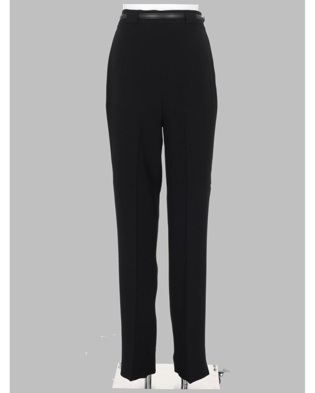 Max Mara Black Pantalone Carrot
