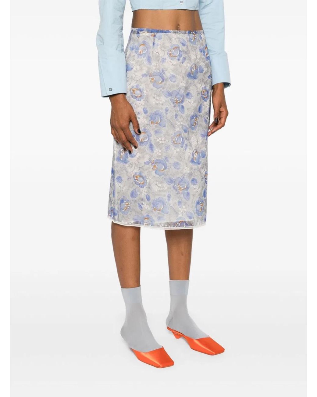 Prada White Skirts