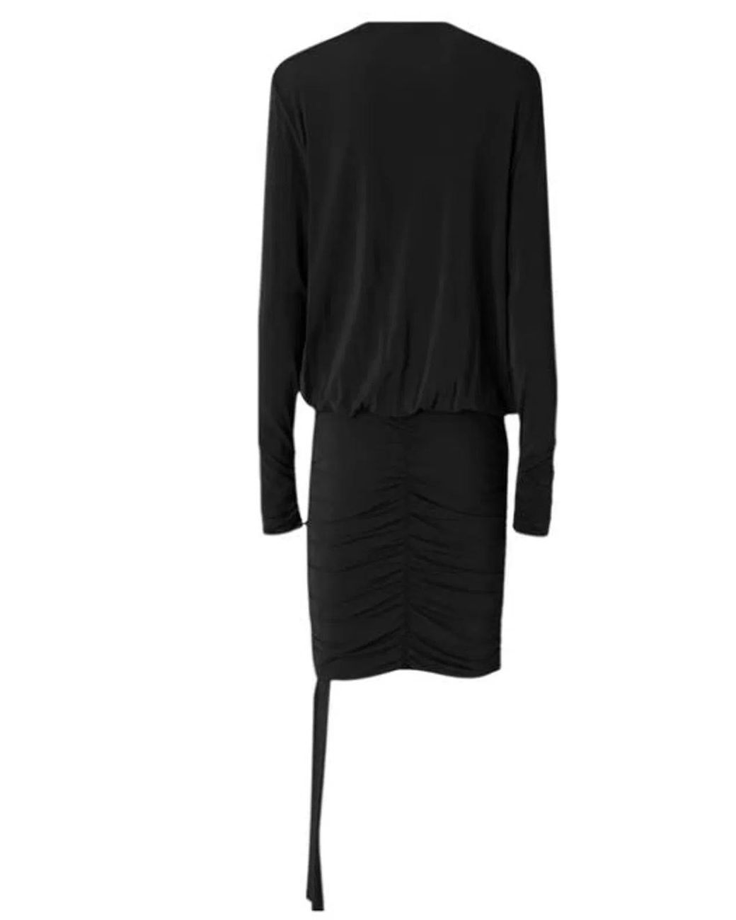 Pinko Black Stretch Viscose Dress