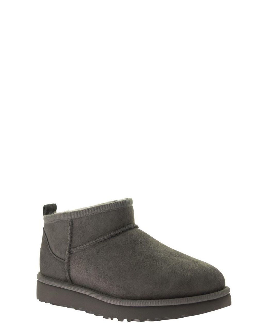 Ugg Gray Classic Ultra Mini