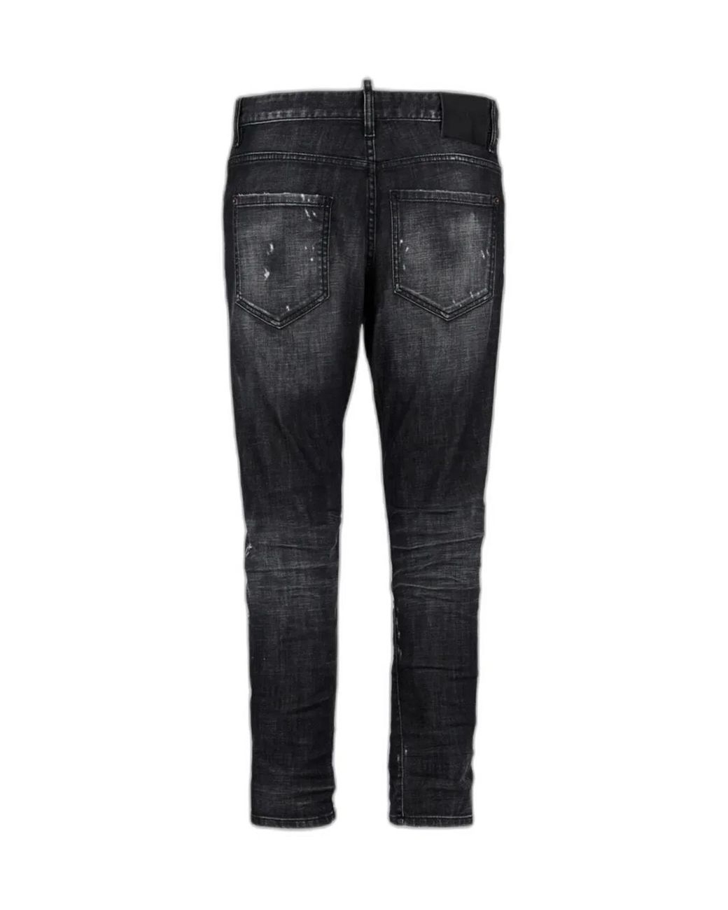 DSquared² Blue Pants 5 Pockets for men