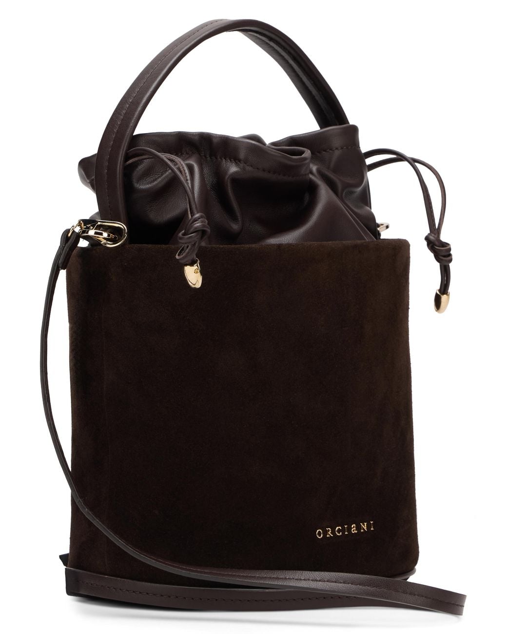 Orciani Black Bucket Bag Her