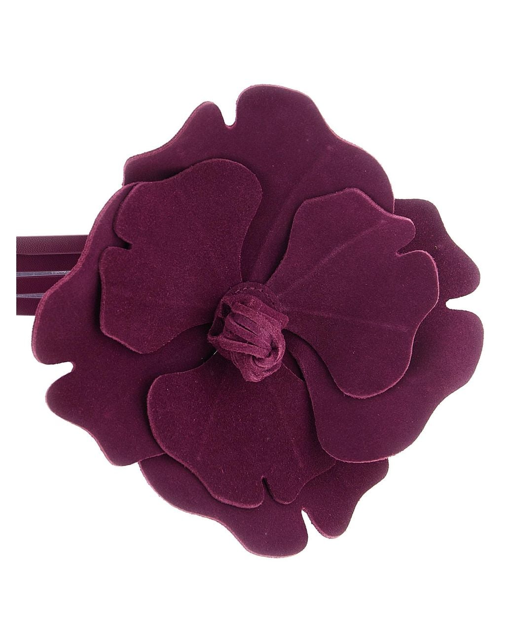 Pinko Purple 'Flower' Belt
