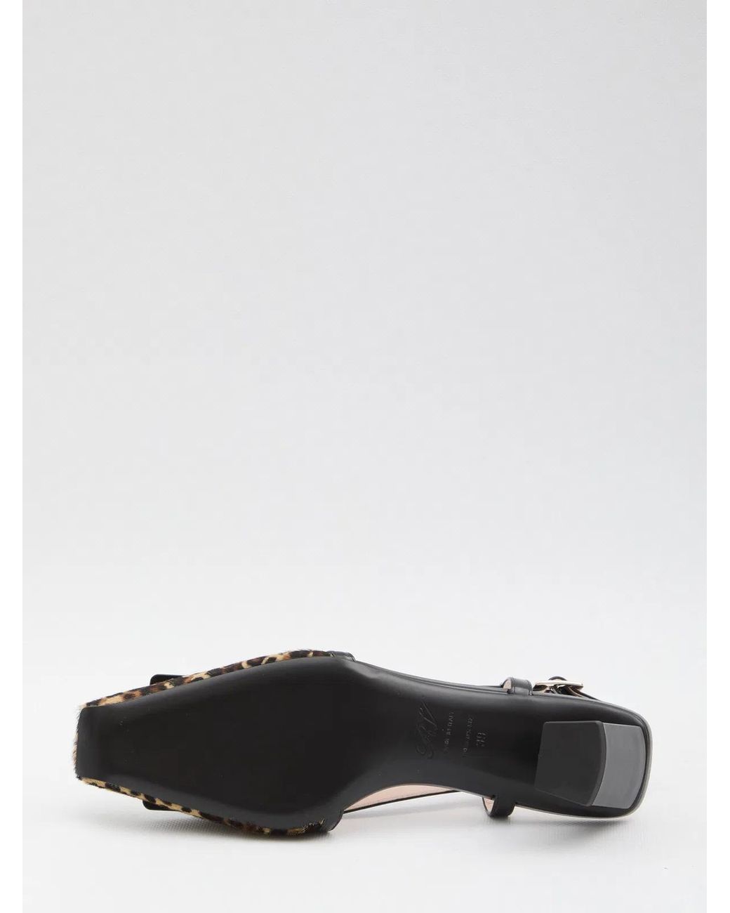 Roger Vivier White Belle Vivier Pony Slingback Pumps