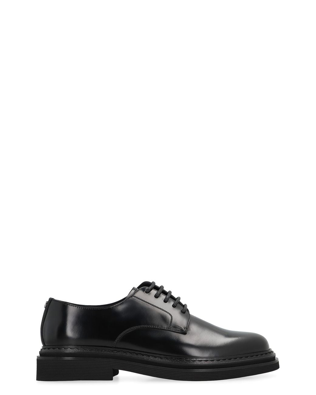 Dolce & Gabbana Black Dolce & Gabbana Calfskin Derby for men